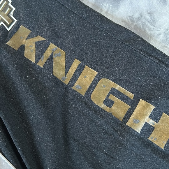 UCF Knights Black Gold Sweatpants University of Central Florida Sideline Apparel - Picture 3 of 6